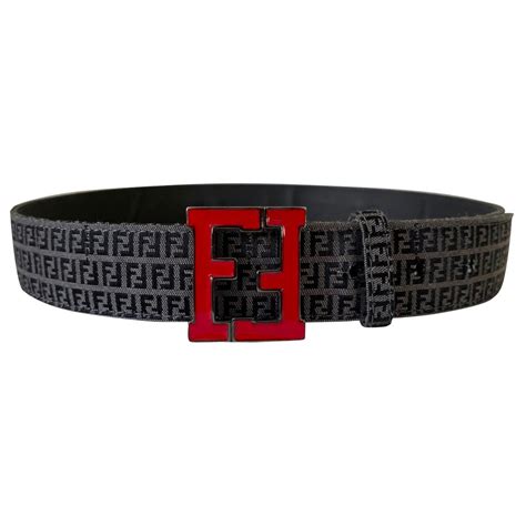 fendi belt red